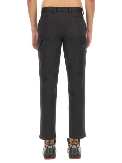 Burberry Regular Fit Cargo Pants In Black