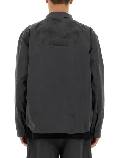 Alpha Industries Laser Cut Shirt In Gray