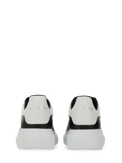 Alexander Mcqueen Larry Leather Sneakers With Logo Detail In Animal Print