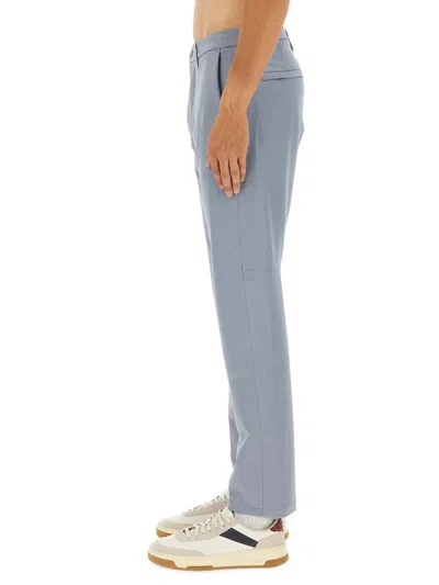 Hugo Boss Boss Water-repellent Regular Fit Pants In Gray