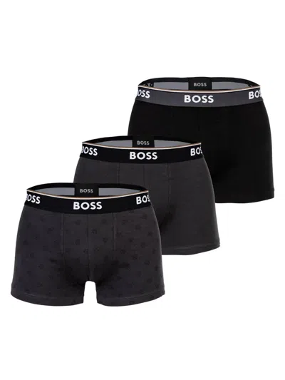 Hugo Boss Boss 3 Pack Boxer In Black