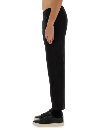 Hugo Boss Tailored Trousers With Side And Back Pockets In Black