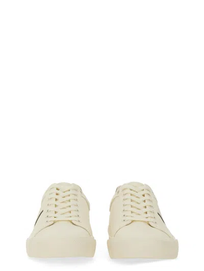 Hugo Boss Boss Men Leather Sneaker In White