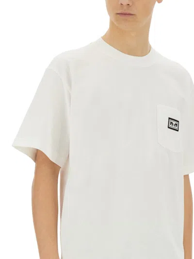 Obey Logo-print Short-sleeve T-shirt In White