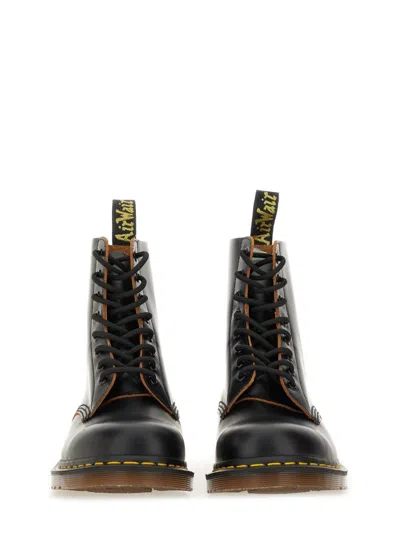 Dr. Martens Dr Martens Vintage 1460 Leather Boots For Men In Black