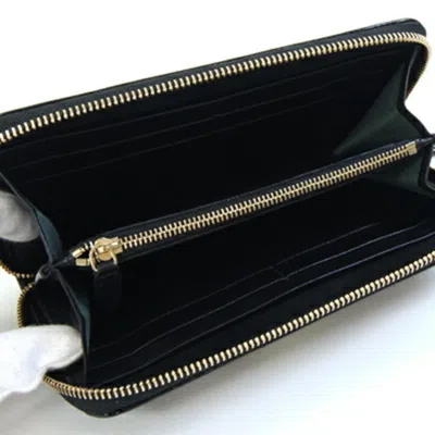 Pre-owned Bvlgari Black Patent Leather Long Wallet (bi-fold) ()