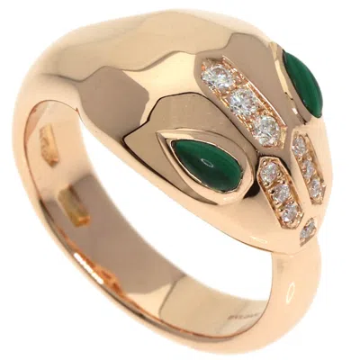 Pre-owned Bvlgari Serpenti Pink Band Ring ()