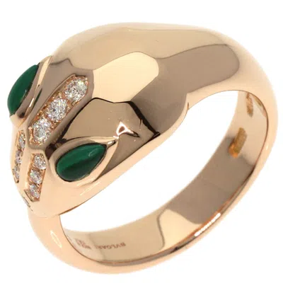 Pre-owned Bvlgari Serpenti Pink Band Ring ()