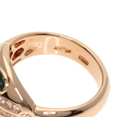 Pre-owned Bvlgari Serpenti Pink Band Ring ()