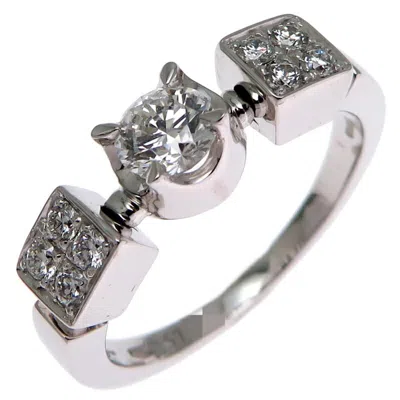 Pre-owned Bvlgari White Gold White Gold (18k) Band Ring ()
