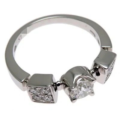 Pre-owned Bvlgari White Gold White Gold (18k) Band Ring ()