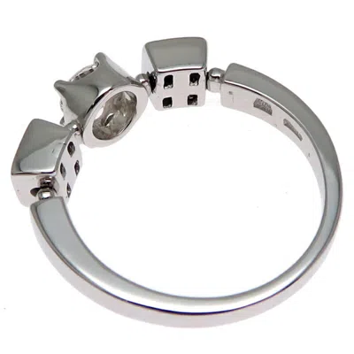 Pre-owned Bvlgari White Gold White Gold (18k) Band Ring ()
