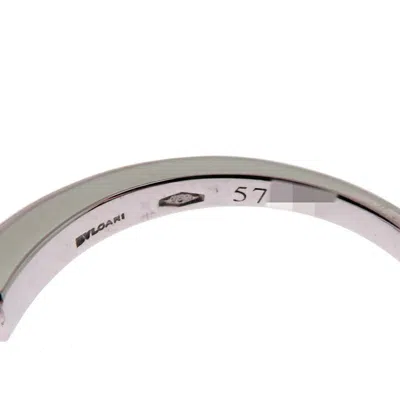 Pre-owned Bvlgari White Gold White Gold (18k) Band Ring ()