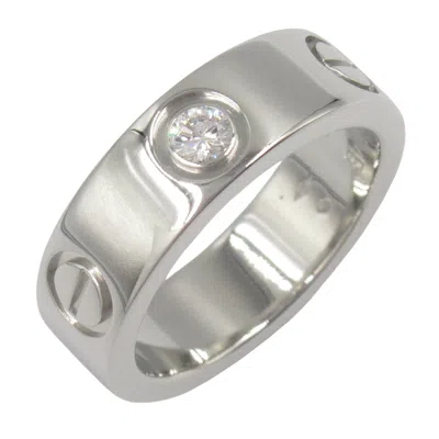 Pre-owned Cartier Clear Platinum Platinum 950 Band Ring ()