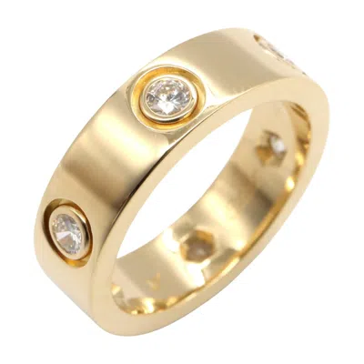 Pre-owned Cartier Clear Yellow Gold (18k) Band Ring () In Transparent