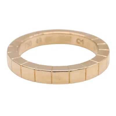 Pre-owned Cartier Gold Pink Gold (18k) Band Ring ()
