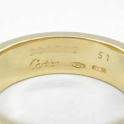 Pre-owned Cartier Gold Yellow Gold (18k) Band Ring ()