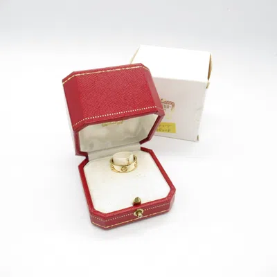 Pre-owned Cartier Gold Yellow Gold (18k) Band Ring ()
