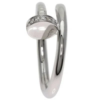 Pre-owned Cartier Juste Un Clou White Band Ring ()