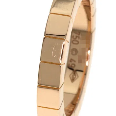 Pre-owned Cartier Lanieres Pink Band Ring ()