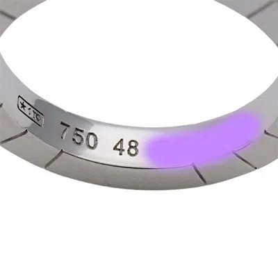 Pre-owned Cartier Lanieres White Gold White Gold (18k) Band Ring ()