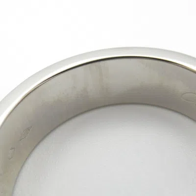 Pre-owned Cartier Silver Platinum 950 Band Ring ()