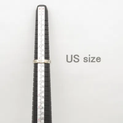Pre-owned Cartier Silver White Gold (18k) Band Ring ()