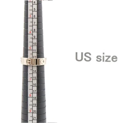 Pre-owned Cartier Silver White Gold (18k) Band Ring ()