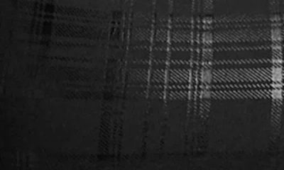 Beyond Yoga Beyond The Studio Plaid Metallic Crop Tank In Black