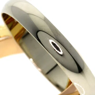 Pre-owned Cartier Trinity Pink White Yellow Band Ring () In Multi