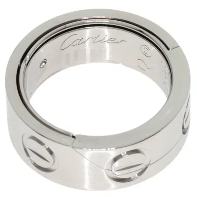 Pre-owned Cartier White Gold White Gold (18k) Band Ring ()