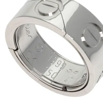 Pre-owned Cartier White Gold White Gold (18k) Band Ring ()