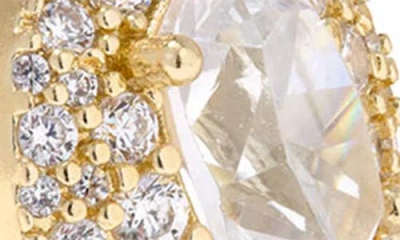 Kendra Scott Cubic Zirconia 14k Gold Plated Over Brass Bella Stud Earrings In Gold