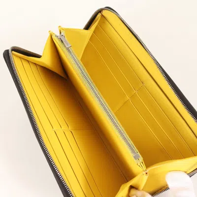 Pre-owned Celine Black Leather Long Wallet (bi-fold) ()