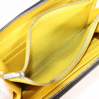 Pre-owned Celine Black Leather Long Wallet (bi-fold) ()