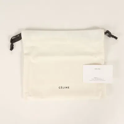 Pre-owned Celine Black Leather Long Wallet (bi-fold) ()