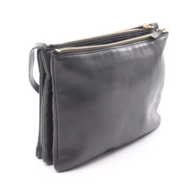 Pre-owned Celine Black Leather Shoulder Bag ()