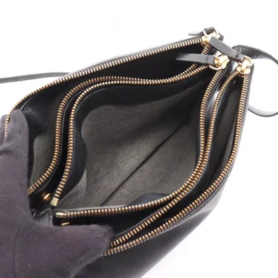 Pre-owned Celine Black Leather Shoulder Bag ()
