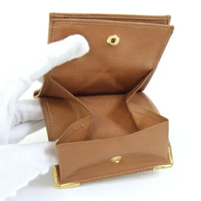 Pre-owned Celine Brown Pvc Leather Wallet (bi-fold) ()