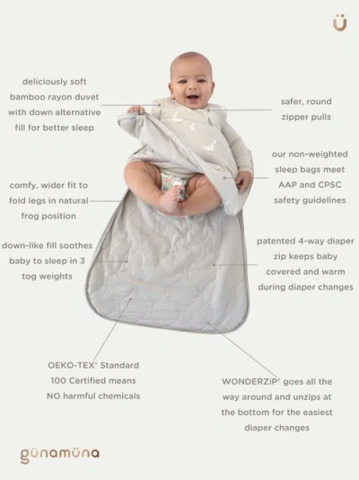 Gunamuna Sleep Sack Duvet 2.5 Tog In Multi