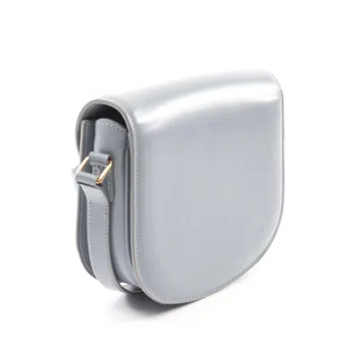 Pre-owned Celine Gray Leather Shoulder Bag ()