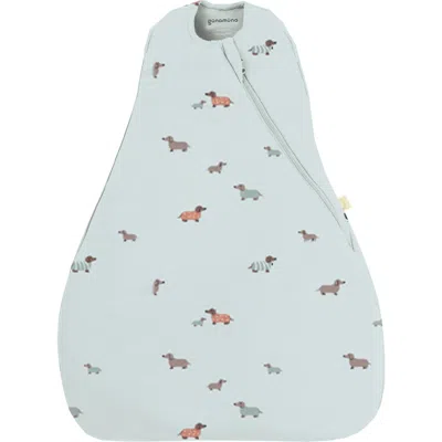 Gunamuna Unisex Baby Transitional Swaddle Sleep Sack, Easy Diaper Changes, 2.5 Tog In Blue