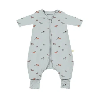 Gunamuna Long Sleeve Footie Sleep Sack Duvet 1.0 Tog In Gray