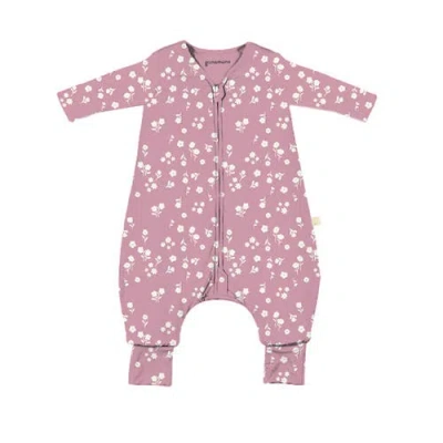 Gunamuna Long Sleeve Footie Sleep Sack Duvet 1.0 Tog In Pink