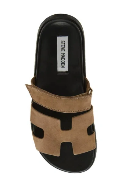 Steve Madden Women's Mayven Footbed Slide Sandals In Brown