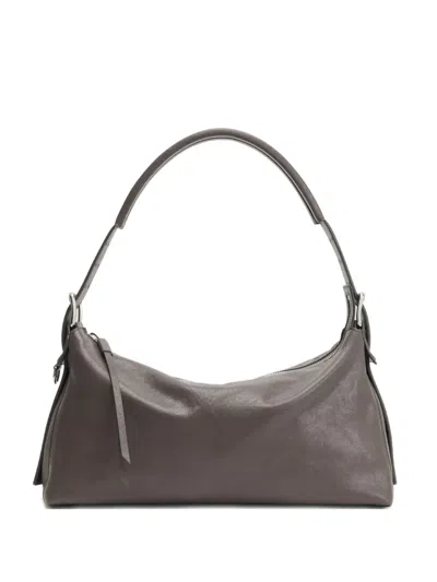 Lemaire Belted Tote Bag In Gray