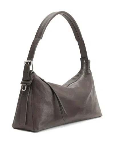 Lemaire Belted Tote Bag In Gray