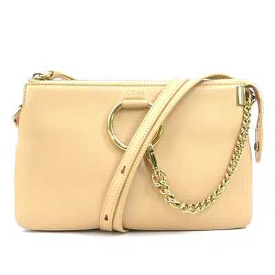 Pre-owned Chloé Pink Beige Leather Shoulder Bag ()