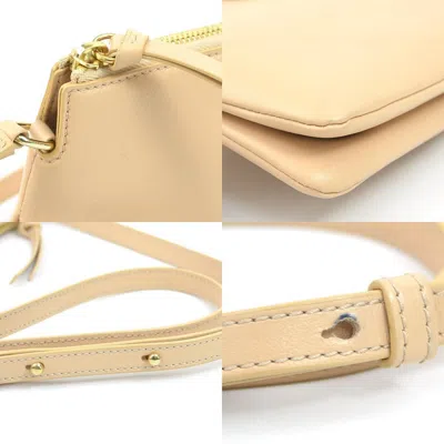 Pre-owned Chloé Pink Beige Leather Shoulder Bag ()