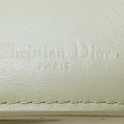 Pre-owned Dior Christian  Green Patent Leather Wallet (tri-fold) ()
